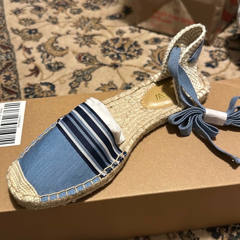 J Crew - Espadrilles Blue Jeans - Size 7